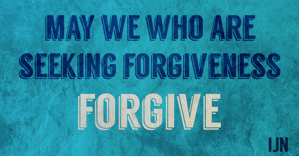 Seeking Forgiveness